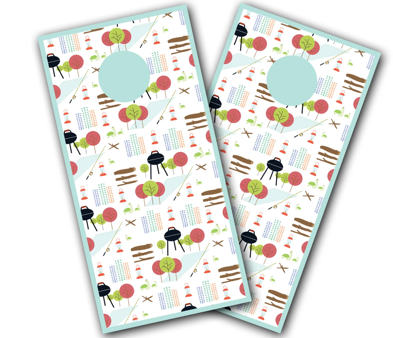 Casual Outdoors Cornhole Wraps - Set Of 2 3 Casual Outdoors Cornhole Wraps - Set Of 2