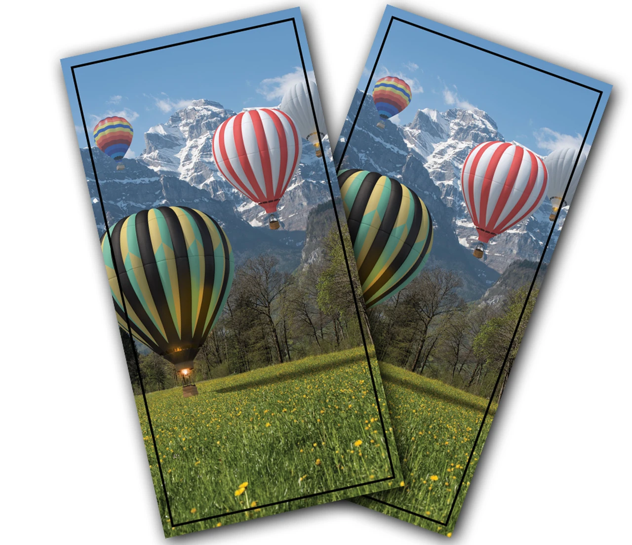 Hot Air Balloon Cornhole Wraps - Set Of 2 3 Hot Air Balloon Cornhole Wraps - Set Of 2