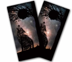 Wolf Woods Cornhole Wraps - Set Of 2