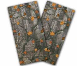 Leafy Camo Cornhole Wraps - Set Of 2