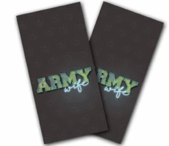 Army Wife Cornhole Wraps - Set Of 2