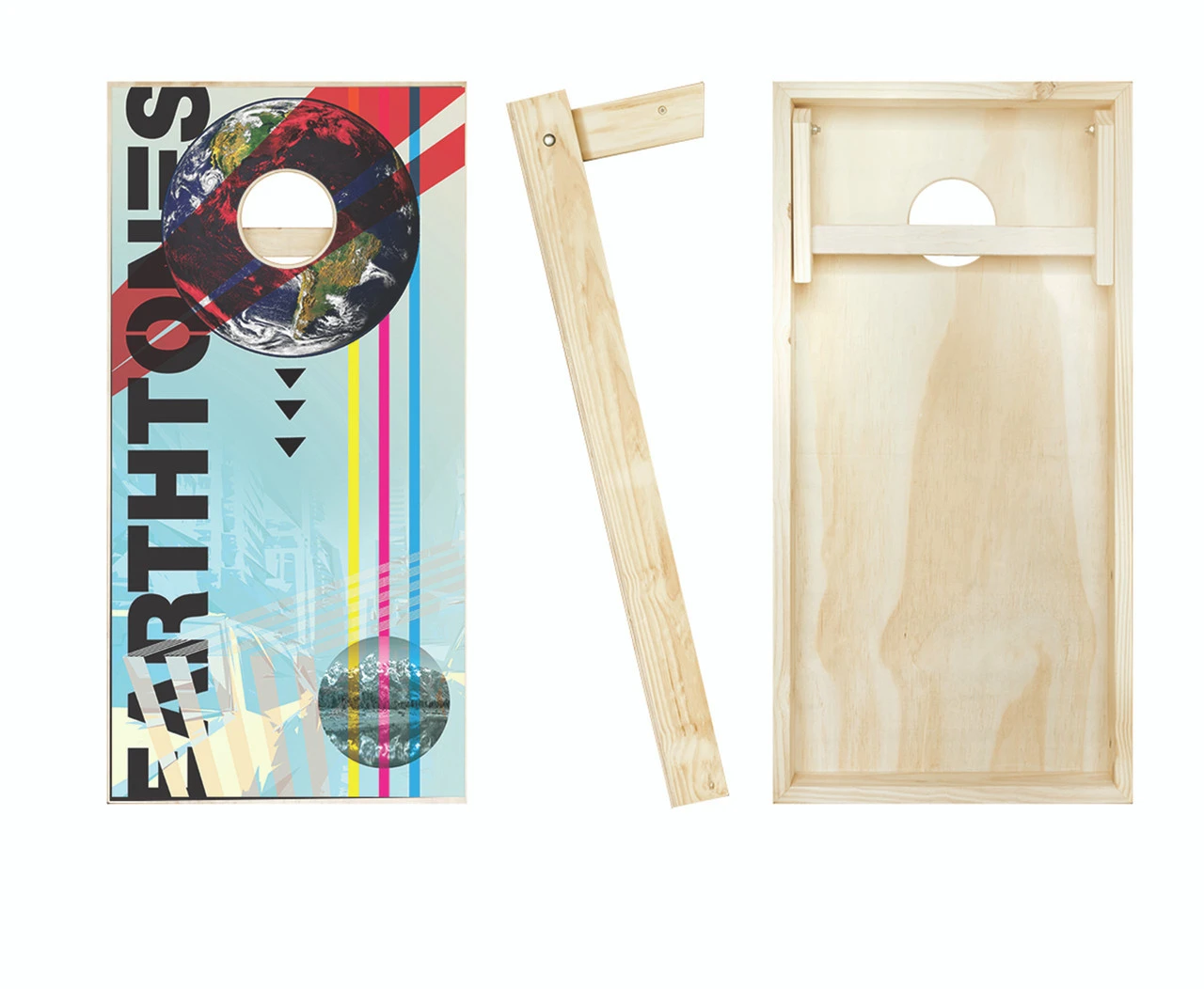 Earth Tones Cornhole Set With Bags 4 Earth Tones Cornhole Set With Bags - Image 2