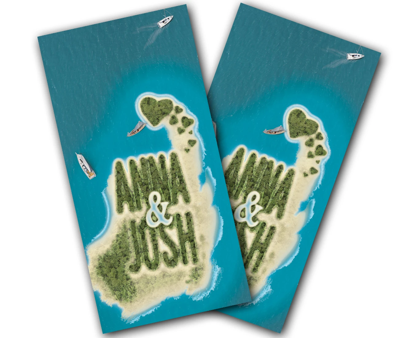 Paradise To Share Cornhole Wraps - Set Of 2 3 Paradise To Share Cornhole Wraps - Set Of 2
