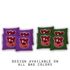 Babble Bear Cornhole Bags - Set Of 8