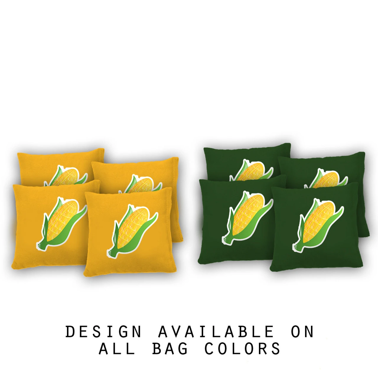 Corn On The Cob Cornhole Bags - Set Of 8 3 Corn On The Cob Cornhole Bags - Set Of 8