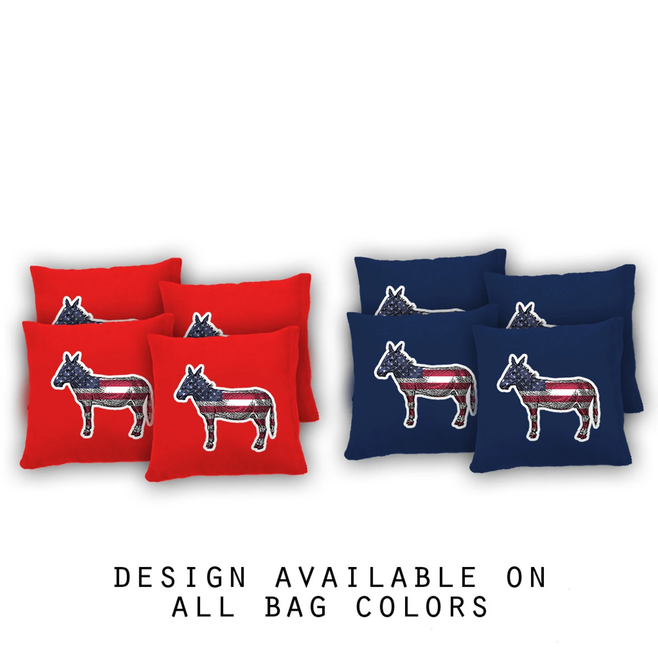 Donkey Life Cornhole Bags - Set Of 8 3 Donkey Life Cornhole Bags - Set Of 8