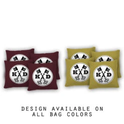Key Initials Cornhole Bags - Set Of 8