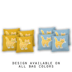 Kitty Cornhole Bags - Set Of 8
