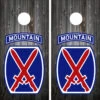 10th Mountain Patch Cornhole Wraps - Set Of 2 -Best Toy Shop 10th Mountain Patch wood 34868.1685317253