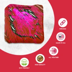 Blue Pink Wolf Professional Cornhole Bags - Set Of 8 -Best Toy Shop 1 04052.1707198877