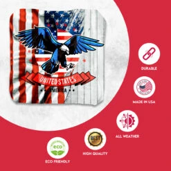USA Eagle Flag Professional Cornhole Bags - Set Of 8 -Best Toy Shop 1 37235.1706844899