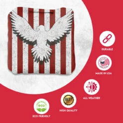 Bird Flag White Professional Cornhole Bags - Set Of 8 -Best Toy Shop 1 84994.1707196097