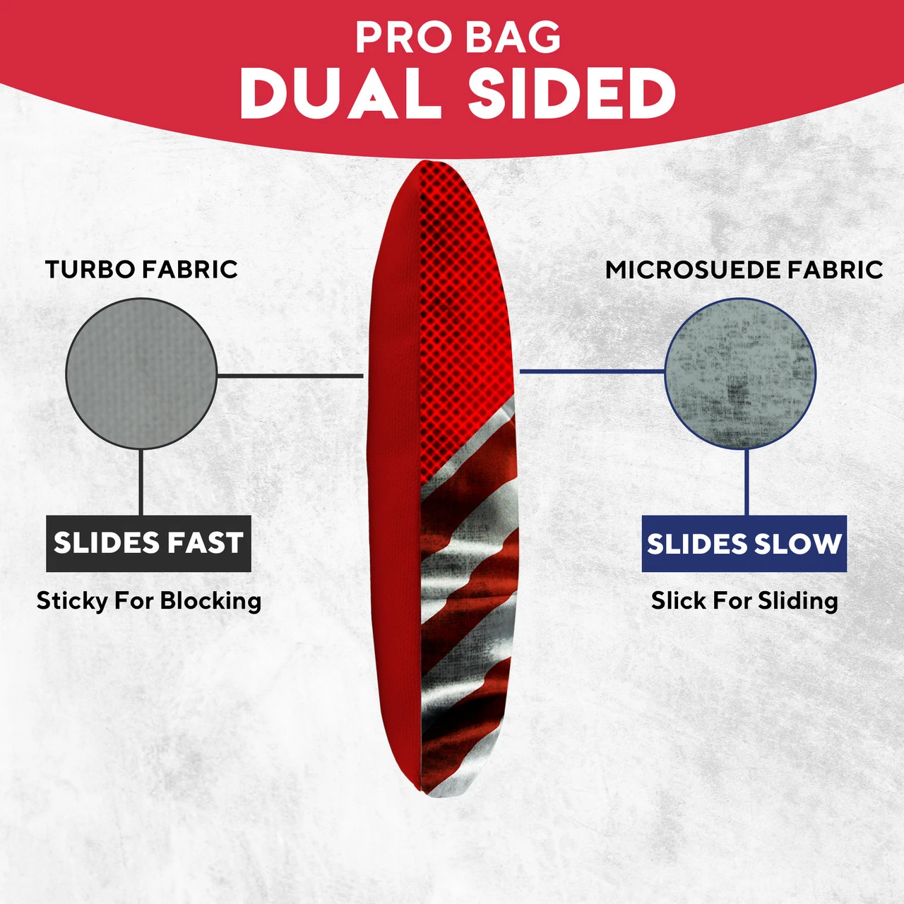 Sideway Flag Professional Cornhole Bags - Set Of 8 5 Sideway Flag Professional Cornhole Bags - Set Of 8 - Image 3