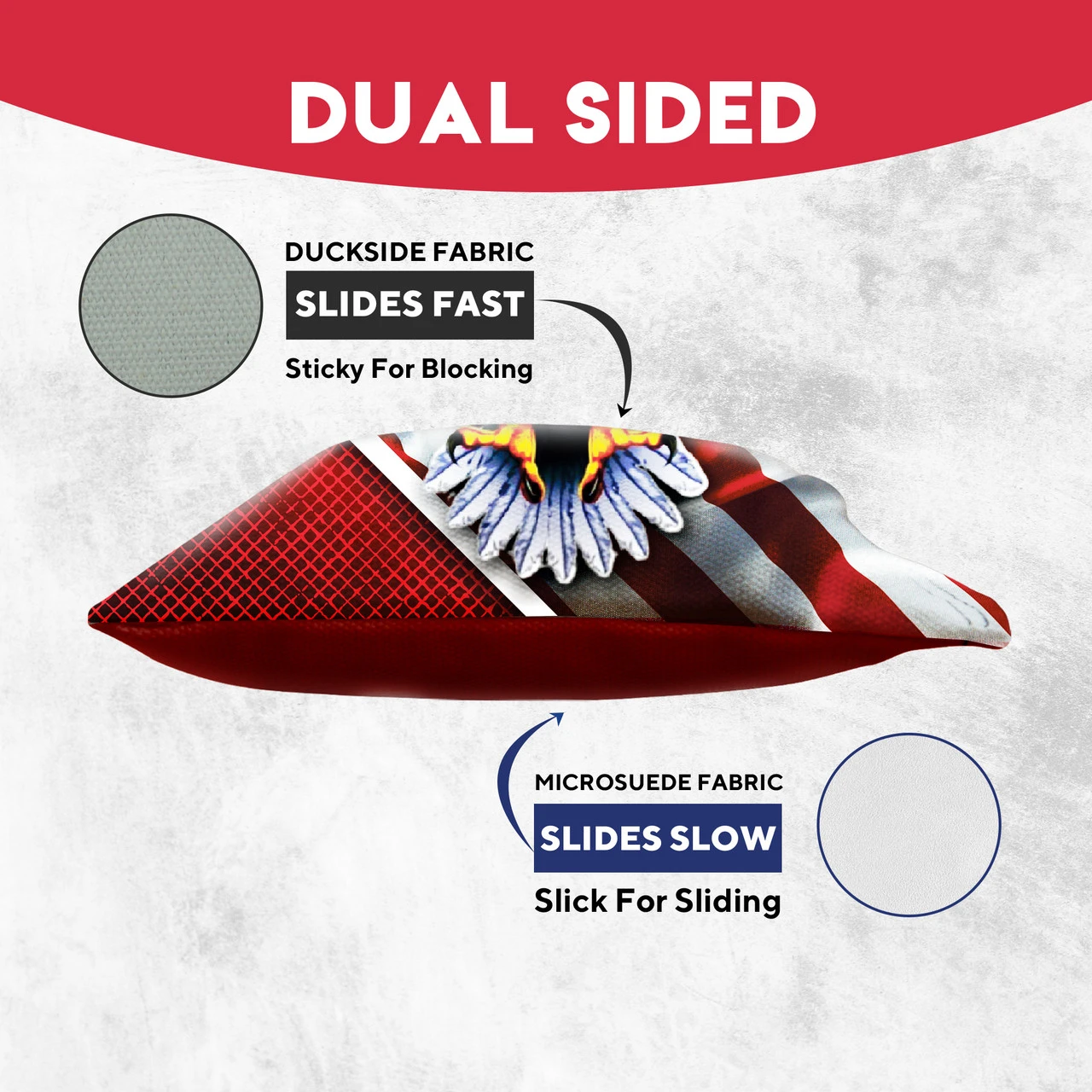 Flying Eagle Tournament Cornhole Bags - Set Of 8 5 Flying Eagle Tournament Cornhole Bags - Set Of 8 - Image 3