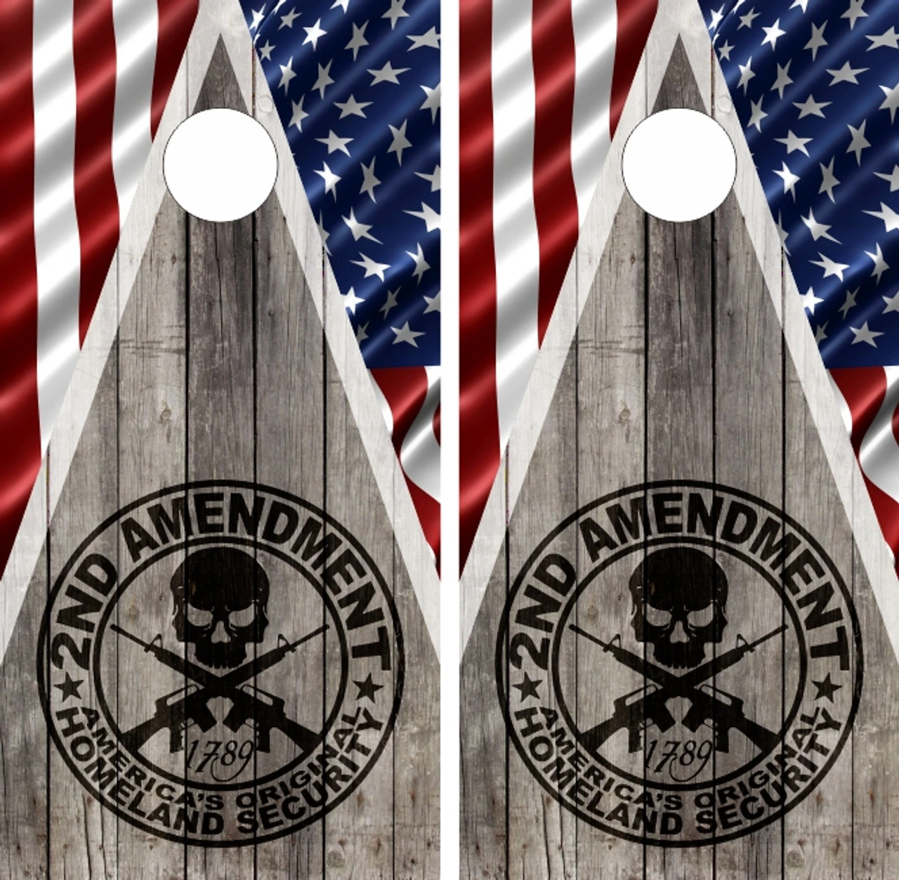 2nd Amendment Version 5 Cornhole Set With Bags 4 2nd Amendment Version 5 Cornhole Set With Bags - Image 2