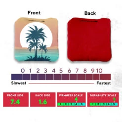 Tropical Palms Professional Cornhole Bags - Set Of 8 -Best Toy Shop 3 13305.1707442213