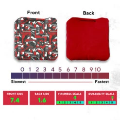 Blue Red Tech Fusion Professional Cornhole Bags - Set Of 8 -Best Toy Shop 3 13566.1707196442