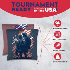 Two Soldiers Tournament Cornhole Bags - Set Of 8 12 Two Soldiers Tournament Cornhole Bags - Set Of 8 -Best Toy Shop 3 26083.1708294189