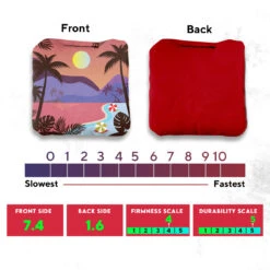 Green Purple Beach Professional Cornhole Bags - Set Of 8 -Best Toy Shop 3 26306.1708186090