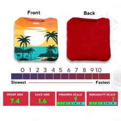 Blue Green Water Beach Professional Cornhole Bags - Set Of 8 11 Blue Green Water Beach Professional Cornhole Bags - Set Of 8 -Best Toy Shop 3 30276.1708185774