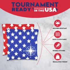 Compass Star Tournament Cornhole Bags - Set Of 8 -Best Toy Shop 3 30342.1708225305