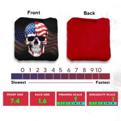 Flag Skull Professional Cornhole Bags - Set Of 8 -Best Toy Shop 3 35752.1707111714
