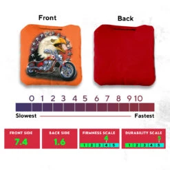 Motorcycle Bald Eagle Professional Cornhole Bags - Set Of 8 -Best Toy Shop 3 47563.1707198337
