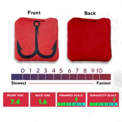 Red Blue Hooks Professional Cornhole Bags - Set Of 8 11 Red Blue Hooks Professional Cornhole Bags - Set Of 8 -Best Toy Shop 3 54289.1707195559