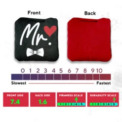 Mr. And Mrs. Professional Cornhole Bags - Set Of 8 -Best Toy Shop 3 62721.1707442951