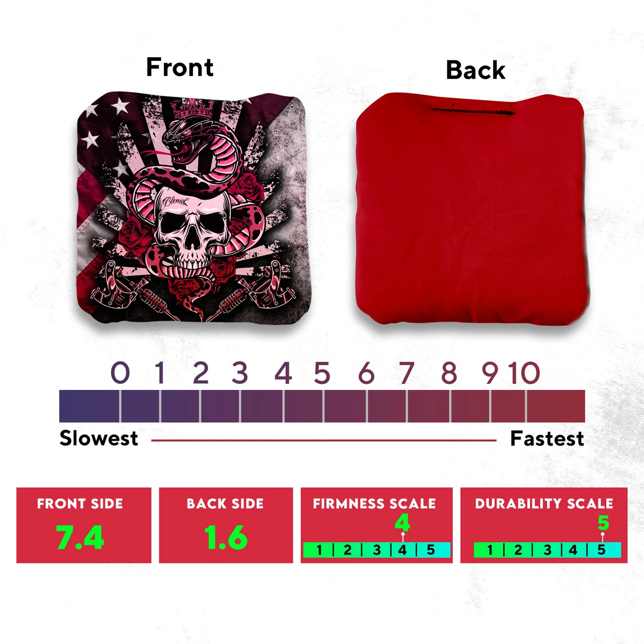 King Cobra Professional Cornhole Bags - Set Of 8 6 King Cobra Professional Cornhole Bags - Set Of 8 - Image 4