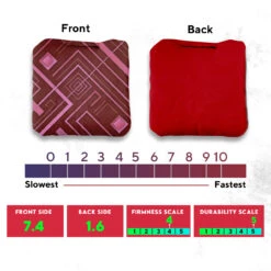 Blue Pink Lines Professional Cornhole Bags - Set Of 8 -Best Toy Shop 3 71687.1708050909