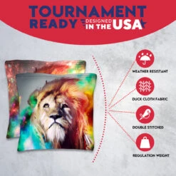 Colored Lion Tournament Cornhole Bags - Set Of 8 12 Colored Lion Tournament Cornhole Bags - Set Of 8 -Best Toy Shop 3 81150.1708292908