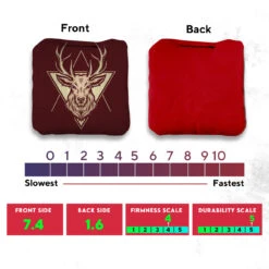 Red Blue Deer Professional Cornhole Bags - Set Of 8 11 Red Blue Deer Professional Cornhole Bags - Set Of 8 -Best Toy Shop 3 81571.1707355267