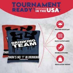 Drinking Team Tournament Cornhole Bags - Set Of 8 -Best Toy Shop 3 96349.1708461398