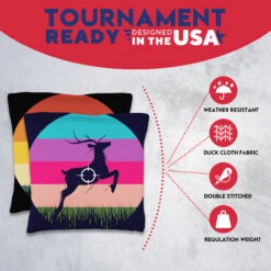 Deer In Scope Tournament Cornhole Bags - Set Of 8 12 Deer In Scope Tournament Cornhole Bags - Set Of 8 -Best Toy Shop 3 98188.1708293684