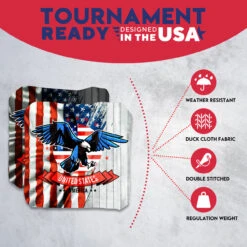 USA Eagle Flag Professional Cornhole Bags - Set Of 8 -Best Toy Shop 4 07586.1706844934