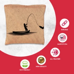 Fish On Rod Tournament Cornhole Bags - Set Of 8 -Best Toy Shop 4 12881.1708293860