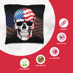Flag Skull Tournament Cornhole Bags - Set Of 8 9 Flag Skull Tournament Cornhole Bags - Set Of 8 -Best Toy Shop 4 19445.1708224455