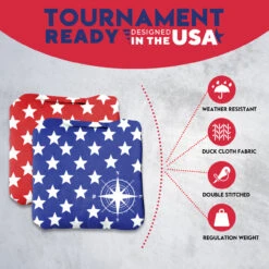 Compass Star Professional Cornhole Bags - Set Of 8 12 Compass Star Professional Cornhole Bags - Set Of 8 -Best Toy Shop 4 26163.1707196287