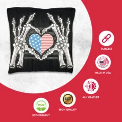 Bone Hand Heart Flag Tournament Cornhole Bags - Set Of 8 9 Bone Hand Heart Flag Tournament Cornhole Bags - Set Of 8 -Best Toy Shop 4 81397.1708292972