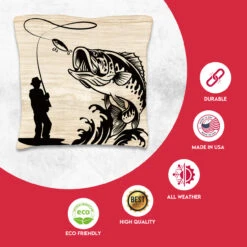 White Brown Fish Tournament Cornhole Bags - Set Of 8 -Best Toy Shop 4 88425.1708224762