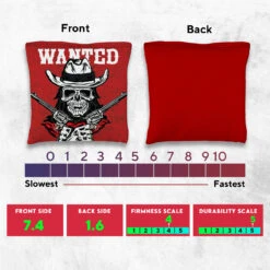 Wanted Skull Tournament Cornhole Bags - Set Of 8 -Best Toy Shop 5 18559.1708461958