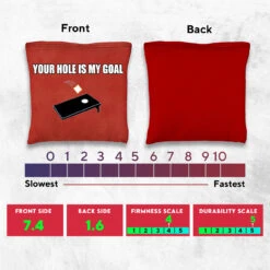 Your Hole Is My Goal Tournament Cornhole Bags - Set Of 8 -Best Toy Shop 5 33960.1708292776