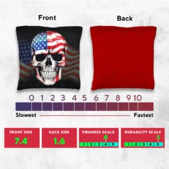 Flag Skull Tournament Cornhole Bags - Set Of 8 11 Flag Skull Tournament Cornhole Bags - Set Of 8 -Best Toy Shop 5 35139.1708224411