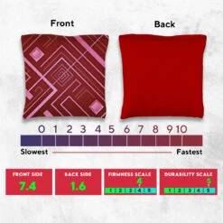 Blue Pink Lines Tournament Cornhole Bags - Set Of 8 -Best Toy Shop 5 65576.1708643816