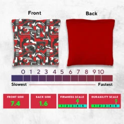 Blue Red Tech Fusion Tournament Cornhole Bags - Set Of 8 11 Blue Red Tech Fusion Tournament Cornhole Bags - Set Of 8 -Best Toy Shop 5 66632.1708225396