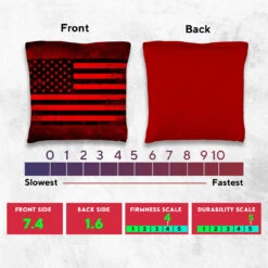 Blue Red Lines Tournament Cornhole Bags - Set Of 8 -Best Toy Shop 5 75522.1708461321