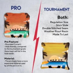 Tropical Red Orange Tournament Cornhole Bags - Set Of 8 12 Tropical Red Orange Tournament Cornhole Bags - Set Of 8 -Best Toy Shop 6 02424.1708652486