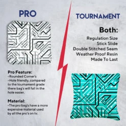 White Aqua Tech Professional Cornhole Bags - Set Of 8 13 White Aqua Tech Professional Cornhole Bags - Set Of 8 -Best Toy Shop 6 02604.1708051606