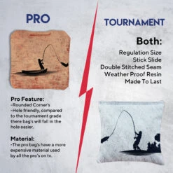 Fish On Rod Tournament Cornhole Bags - Set Of 8 -Best Toy Shop 6 23230.1708293859